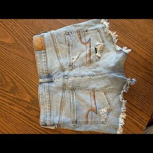 High waisted American Eagle jean shorts